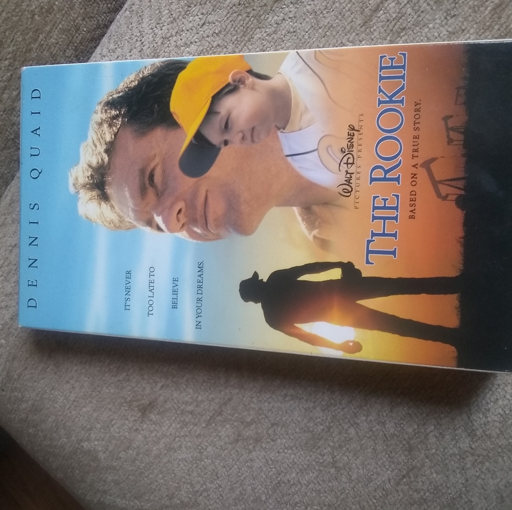 THE ROOKIE VHS